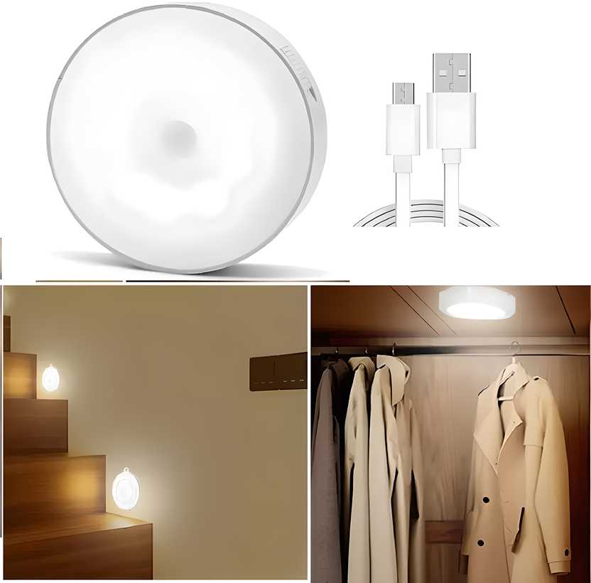 Motion Sensor Light for Home with USB Charging Wireless light