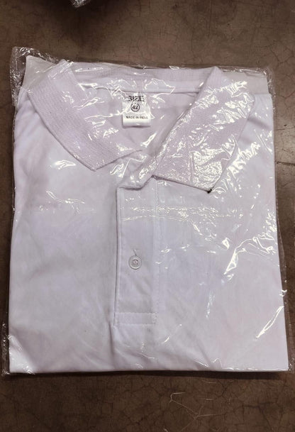 Solid Half Sleeves Mens Polo T-Shirt Pack Of 4